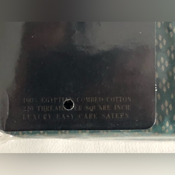 MANON Egyptian 100%Cotton King Flat Sheet Vintage Luxury Royal Sateen New in box - Picture 5 of 13